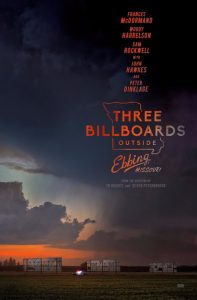 Three Billboards outside Ebbing, Missouri. Film Poster 2017