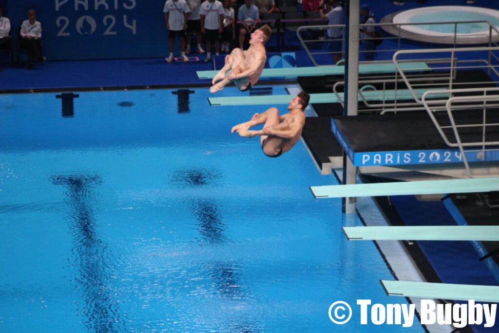 Anthony Harding and Jack Laugher - Paris 2024 Oympic Synchronised Diving