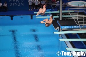 Anthony Harding and Jack Laugher - Paris 2024 Oympic Synchronised Diving